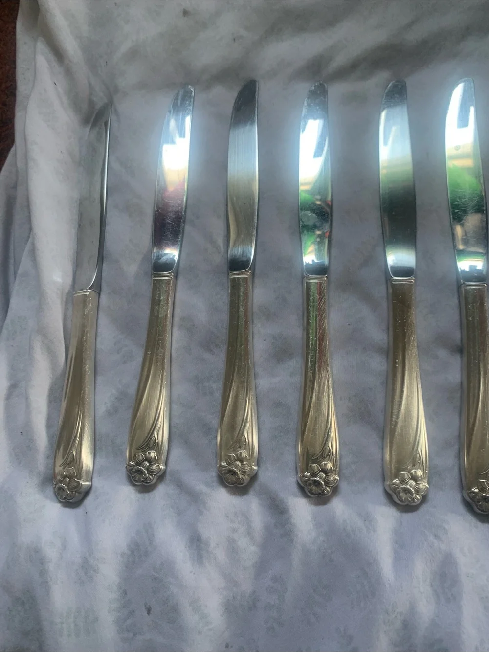 Vintage rare Daffodil Classic Silverplate Flatware Set - Elegant Service